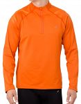 Asics Icon Winter Long Sleeve 1/2 Zip Top Orange